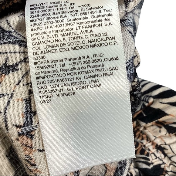 Old Navy Girls Sleeveless Tie-Knot Jumpsuits Tigers & Pretty Palms 6-12 Months - Picture 8 of 16